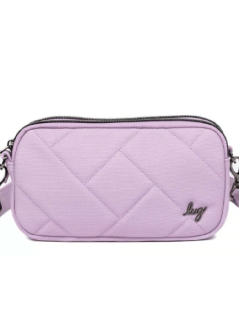 Lug Coupe XL Matte Luxe Sugarplum with Fern lining NWT